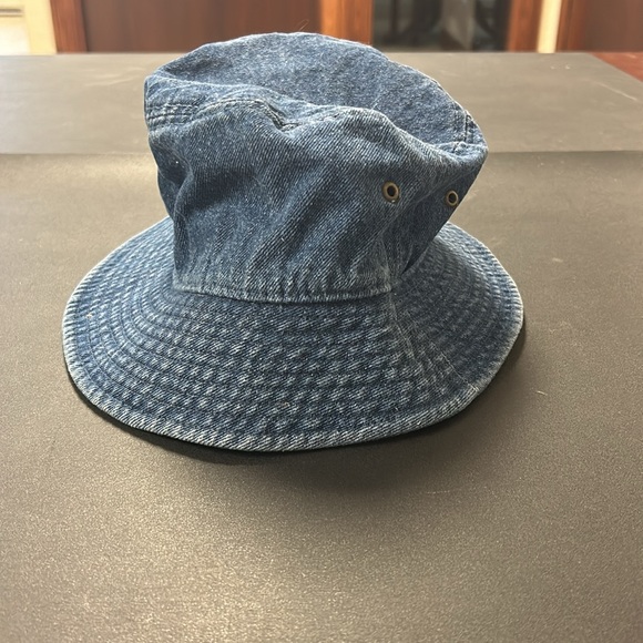 SUMMER Travel Beach Sun Hat Denim - Picture 2 of 6